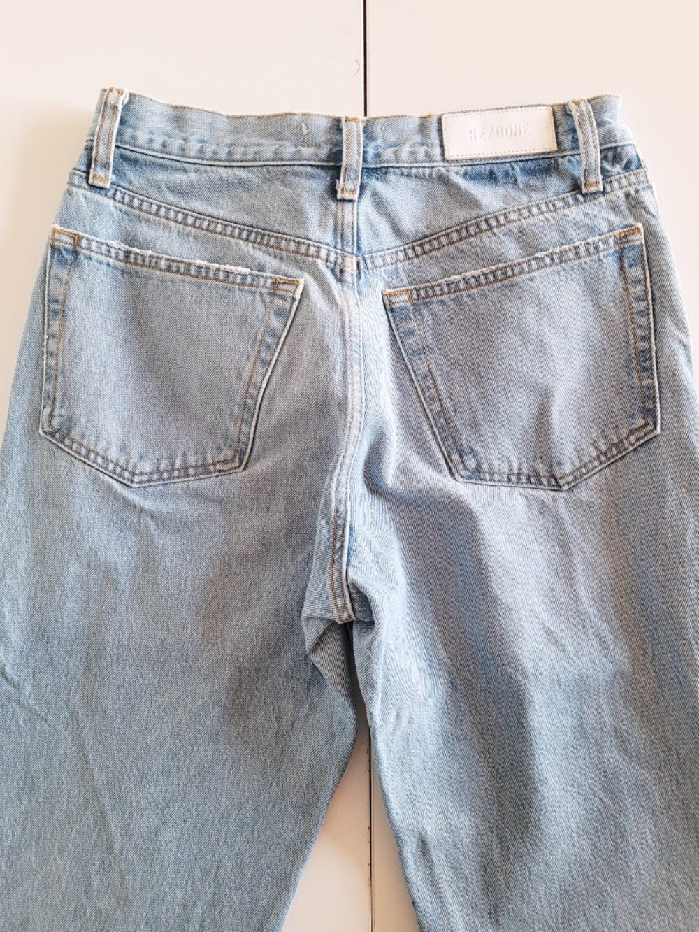 ReDone Light Blue Wide Jeans - Size 27 - Picture 4 of 10